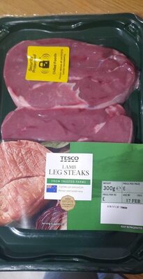 Lamb leg steaks