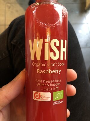 WiSH Organic Craft Soda Raspberry