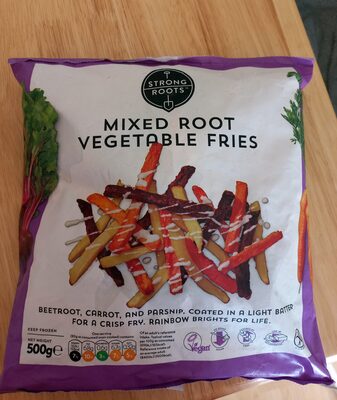 Mixed root vegetable fries